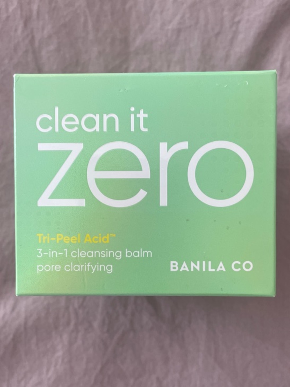 Banila Co Clean It Zero Tri-Peel Acid 3-in-1 Cleansing Balm pore clarifying NEW